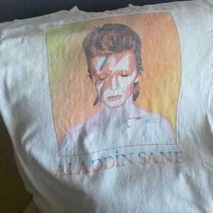 VINYL ICONS David Bowie t shirt Sz S